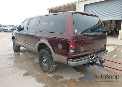 2001 Ford Excursion Limited z USA, uszkodzony, nr VIN 1FMNU43S01EC46254